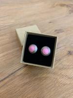 Pink Domed Studs Large  by Zsuzsi Morrison